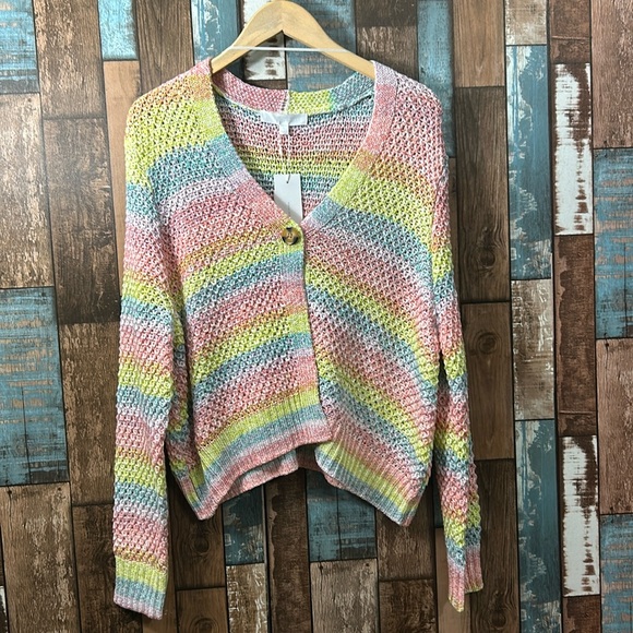 Adyson Parker Sweaters - Adyson Parker large acrylic pastel knit 🧶 sweater